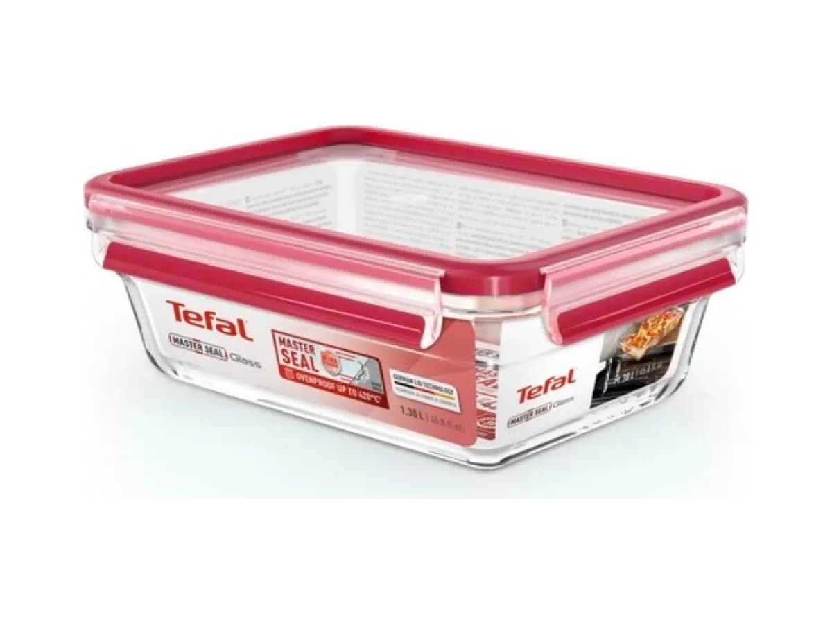 Tefal N10410 Masterseal Fırınlanabilir Cam Saklama Kabı 1,3L (Teşhir & Outlet) - 3110600757